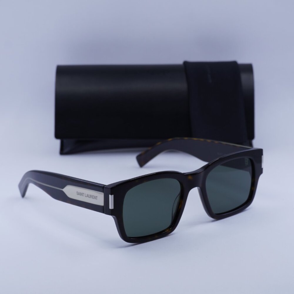 🕶️ New Saint Laurent SL617 002 Sunglasses - Dark Havana Frame, Grey Lenses - Picture 10 of 10